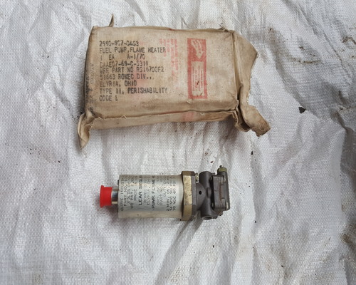 M35A2 Fuel Pump,Flame Heater   2910-00-907-0653